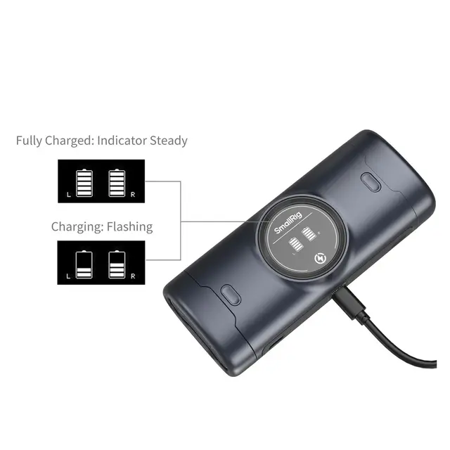 SmallRig 5697 Portable Charger Case Kit For Nikon EN-EL15c m/ 2 Batterier 