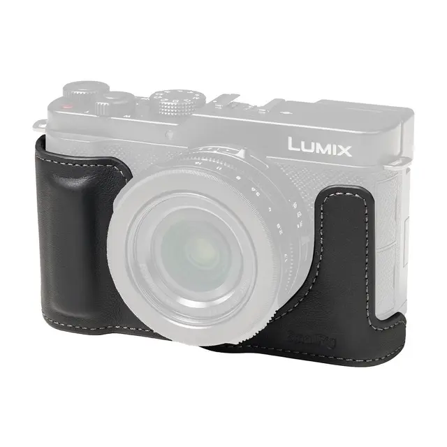 SmallRig 5698 Leather Half Case Black For Panasonic LUMIX L10 