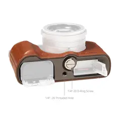 SmallRig 5699 Leather Half Case Brown For Panasonic LUMIX L10