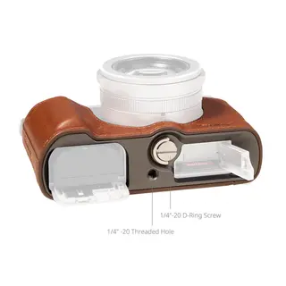 SmallRig 5699 Leather Half Case Brown For Panasonic LUMIX L10