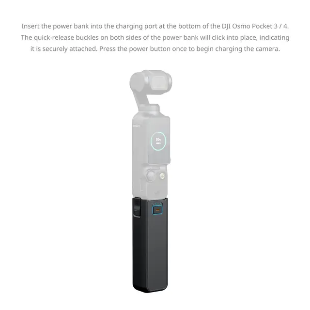 SmallRig 5705 Power Bank Grip For DJI Osmo Pocket 3/4 