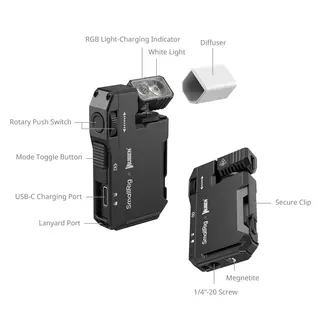 SmallRig 5710 Thumb EDC Flashlight Mini Lommelykt