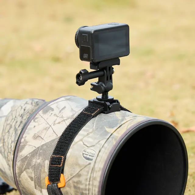 SmallRig 5711 Cold Shoe Mount With Hook and Loop Strap 