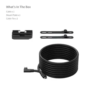 SmallRig 5731 USB-C Tethering Cable kit USB-C kabel 4,6m m/kabellås plate Arca S