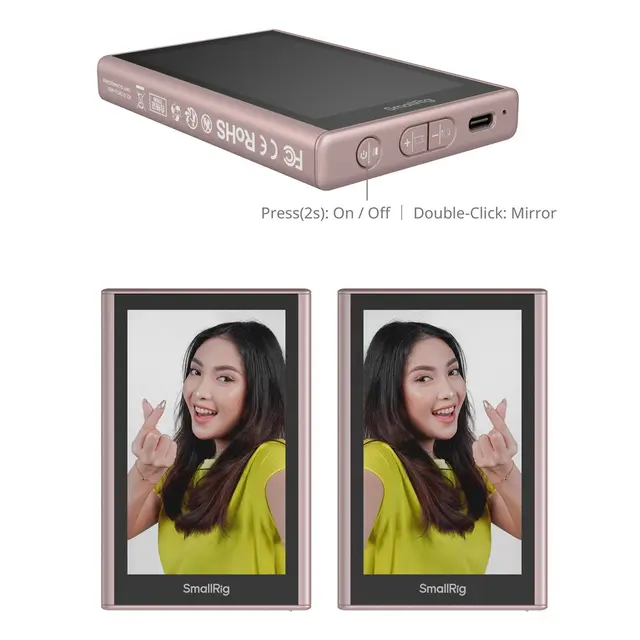SmallRig 5746 Wireless Display Mirroring Adapter for Mobile Phone (Selfie Kit) 