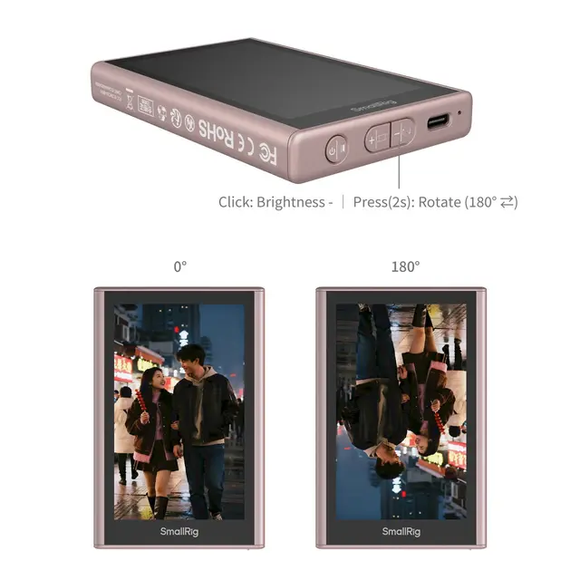 SmallRig 5746 Wireless Display Mirroring Adapter for Mobile Phone (Selfie Kit) 