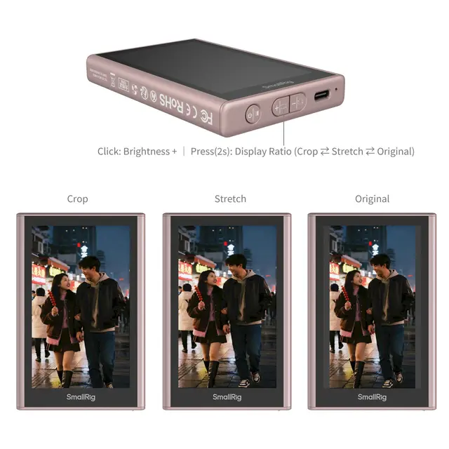 SmallRig 5746 Wireless Display Mirroring Adapter for Mobile Phone (Selfie Kit) 