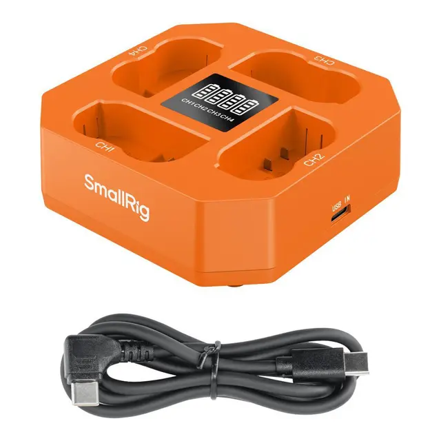 SmallRig 5747 Fire-kanals Batterilader For Nikon EN-EL15c Batterier 