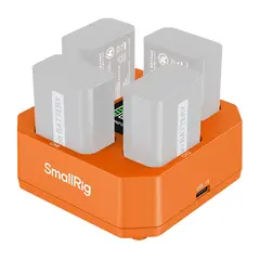 SmallRig 5749 Fire-kanals Batterilader For Sony NP-FW50 Batterier