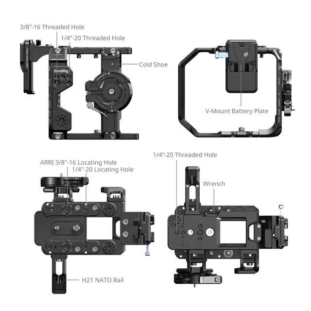 SmallRig 5801 Cage Kit for Sony FX6 