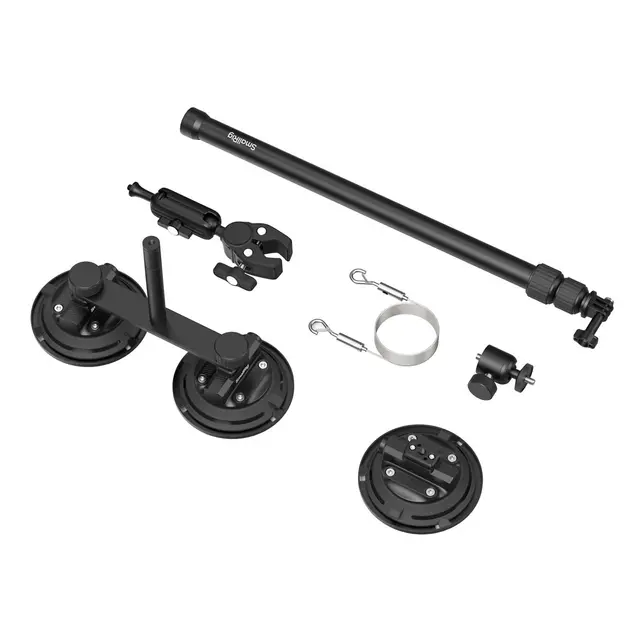 SmallRig 5843 Vehicle Suction Cup Support Kit for Action Cameras 