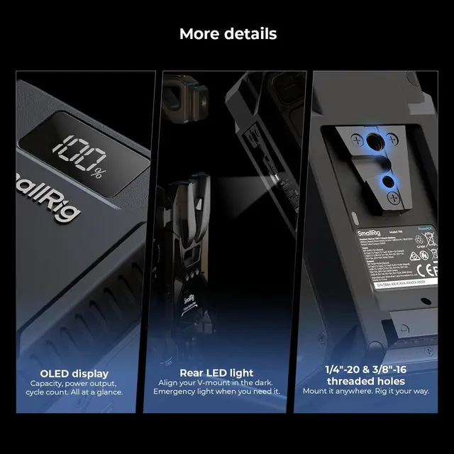 SmallRig 5864 T99 V-Mount Battery / PB 