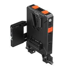 SmallRig 5881 V-Mount Adapter Plate With 15mm Dual Rod Clamp