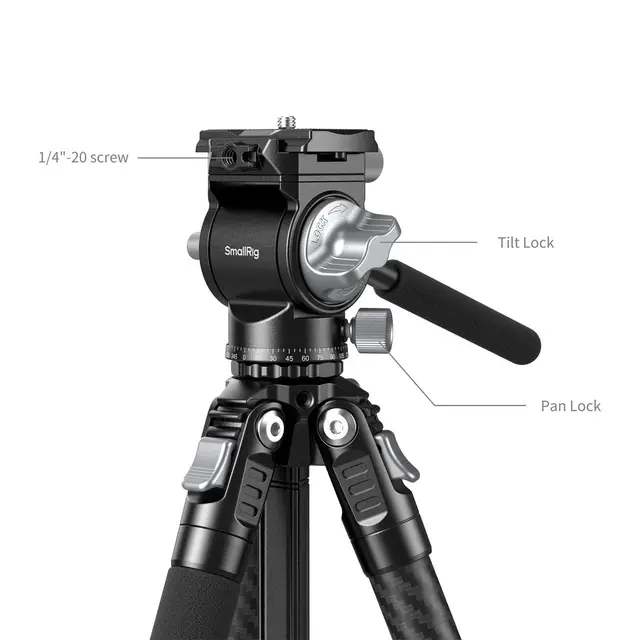 SmallRig 5885 Portable Carbon Tripod For Action Cameras 