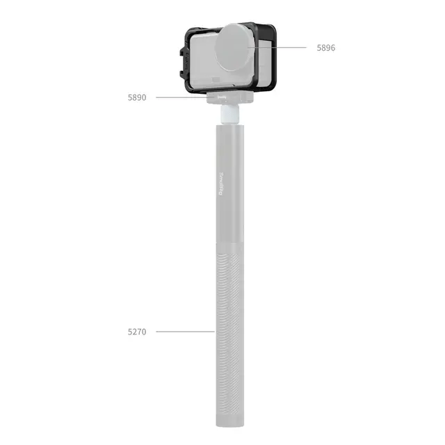 SmallRig 5886 Cage for DJI Osmo Action 6 Basic Edition 