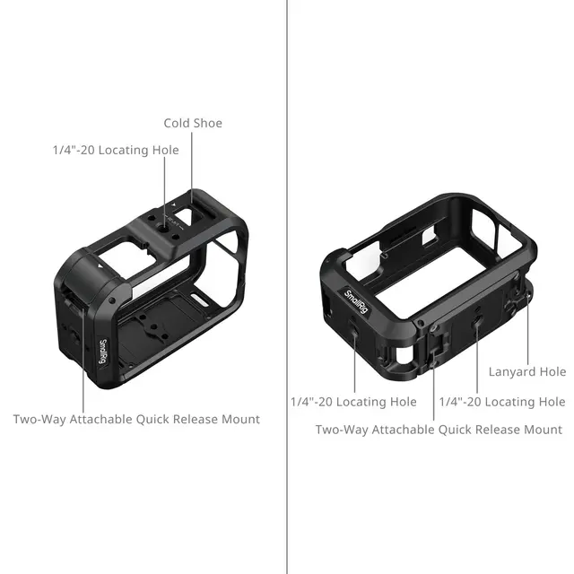 SmallRig 5887 Cage for DJI Osmo Action 6 Advanced Edition 