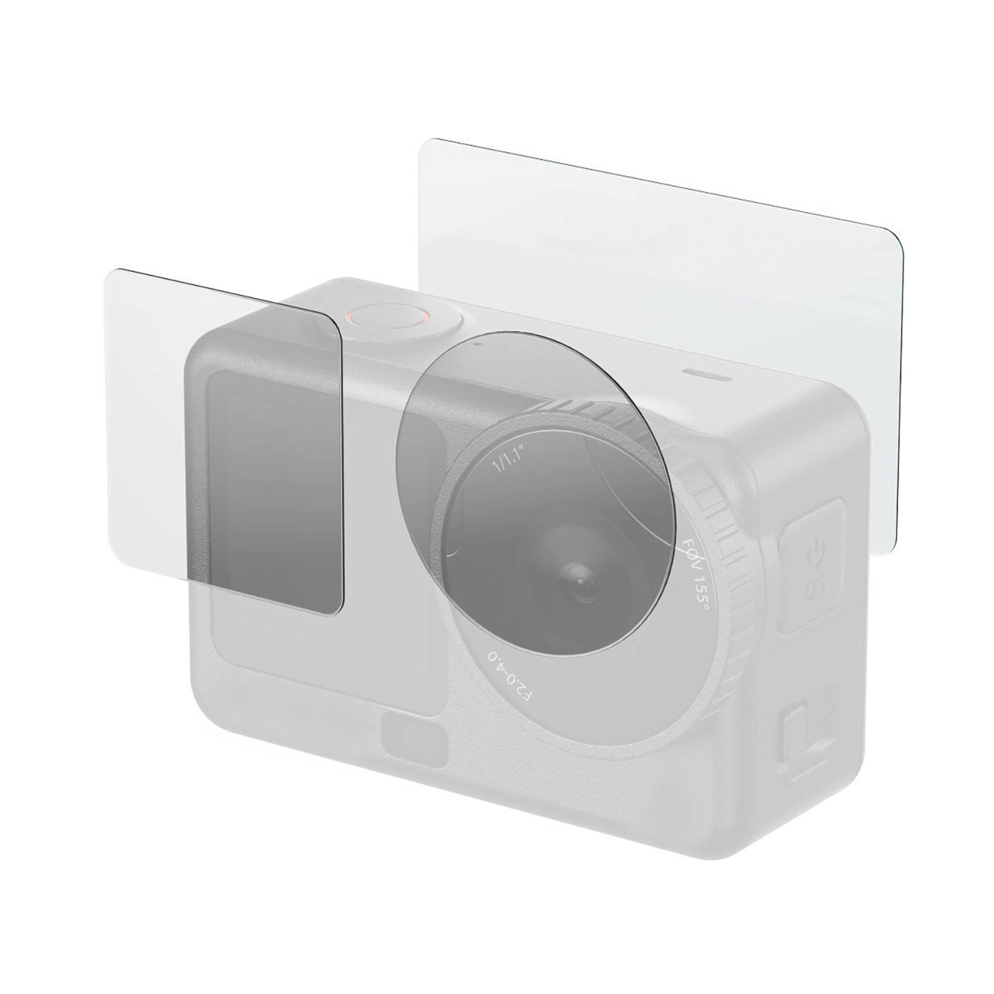 SmallRig 5892 Tempered Glass Screen Protector Kit DJI Osmo Action 6