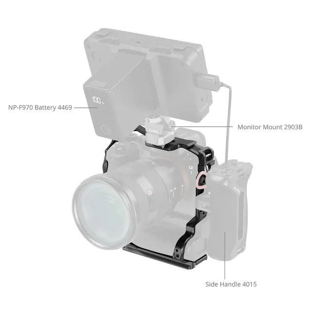SmallRig 5908 Cage w/Vertical Grip VG-C5 For Alpha 1 II & Alpha 9 III 