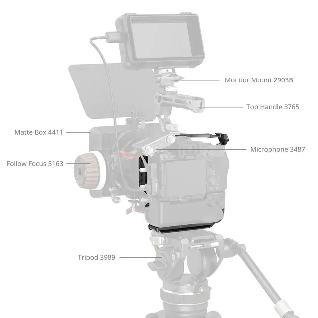 SmallRig 5908 Cage w/Vertical Grip VG-C5 For Alpha 1 II & Alpha 9 III 