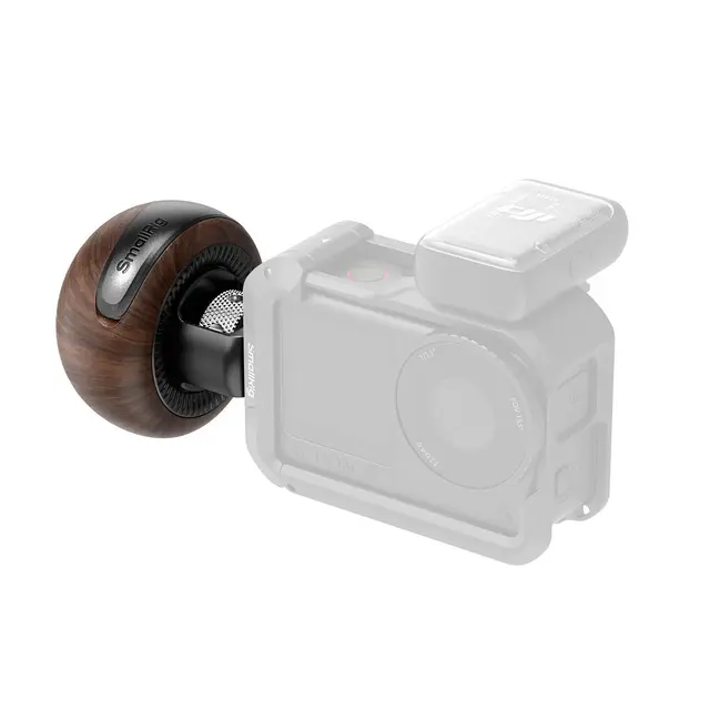 SmallRig 5926 Mini Wooden Side Handle With 1/4''-20 Locating Screw 