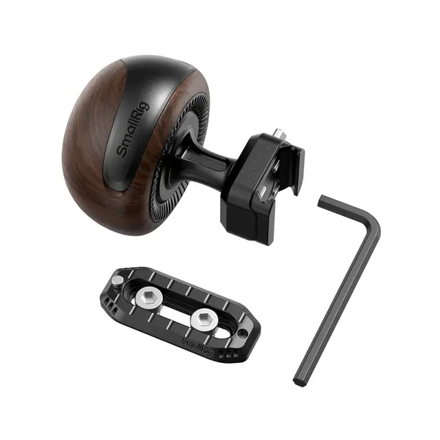 SmallRig 5927 HawkLock H21 Quick Release Mini Wooden Side Handle 