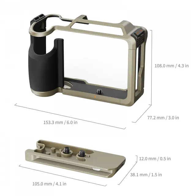 SmallRig 5928 Modular Metal Cage Green For Hasselblad X2D II 100C / X2D 100C 