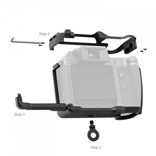SmallRig 5929 Modular Metal Cage Black For Hasselblad X2D II 100C / X2D 100C 