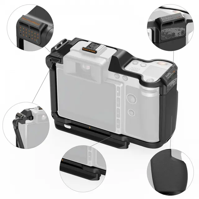 SmallRig 5929 Modular Metal Cage Black For Hasselblad X2D II 100C / X2D 100C 
