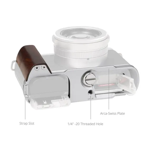 SmallRig 5943 L-Shaped Mount Plate For Panasonic LUMIX L10. Silver 
