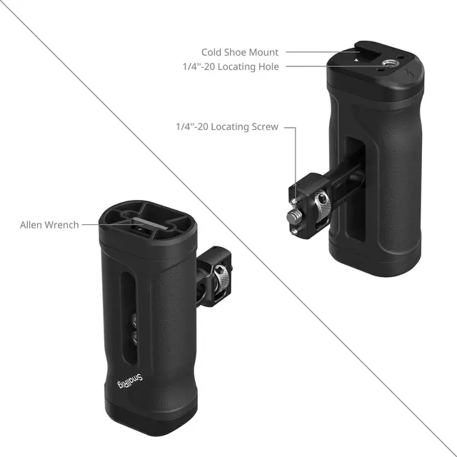 SmallRig 5946 Mini Side Handle With 1/4''-20 Locating Screw 