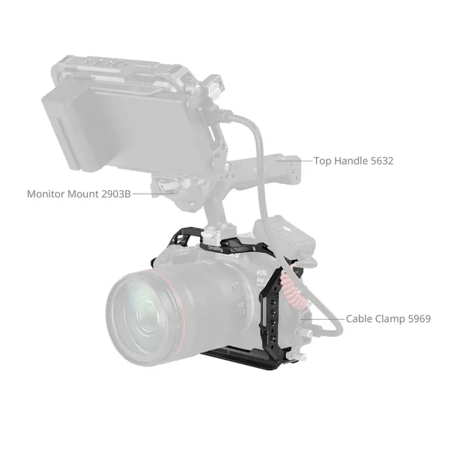 SmallRig 5954 HawkLock QR Cage For Canon R6 Mark III / R6 Mark II 
