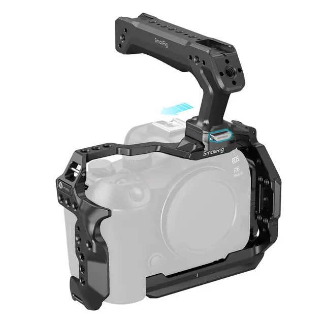 SmallRig 5957 HawkLock QR Cage Kit For Canon R6 Mark III / R6 Mark II 
