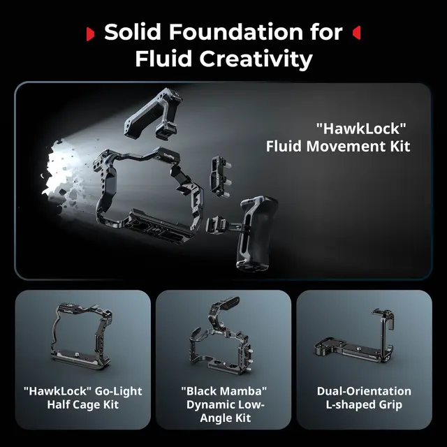 SmallRig 5958 HawkLock QR Cage Kit For Canon R6 MK III/II Advanced Edition 