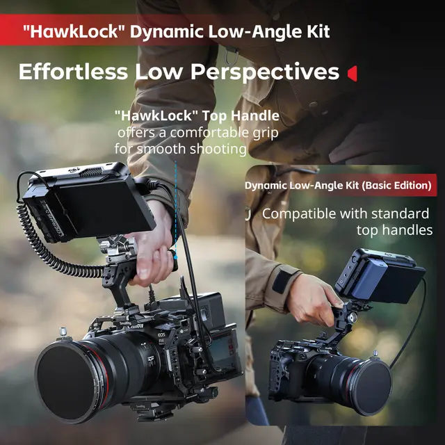 SmallRig 5958 HawkLock QR Cage Kit For Canon R6 MK III/II Advanced Edition 