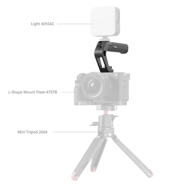 SmallRig 5976 Top Handle With Cold Shoe Mount 