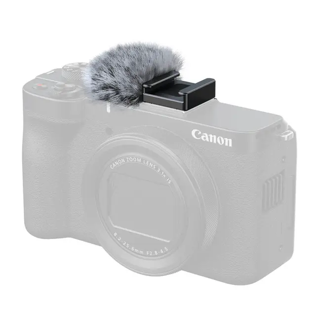 SmallRig 5989 Furry Windscreen For Canon PowerShot V1 