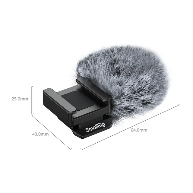 SmallRig 5989 Furry Windscreen For Canon PowerShot V1 