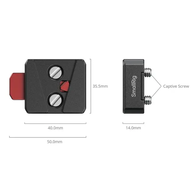 SmallRig 6021 QR V-Lock Mount Plate Kit 