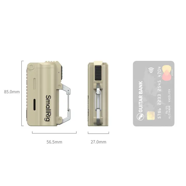 SmallRig 6089 Battery and Charger Kit For 21700 Battery. 10000mAh. Brown 