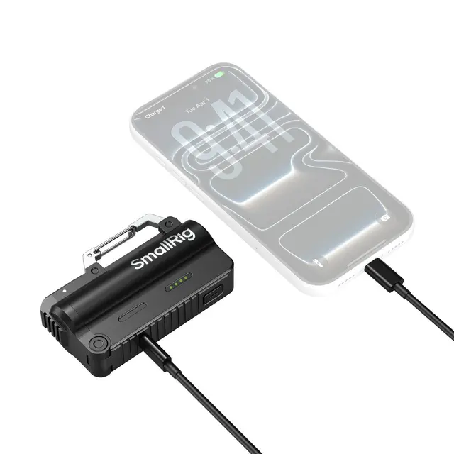 SmallRig 6091 EDC Power Bank KIT 10000 2x 21700 Battery. 10000mAh. Black 