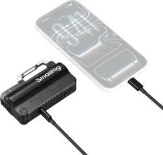 SmallRig 6091 EDC Power Bank KIT 10000 2x 21700 Battery. 10000mAh. Black