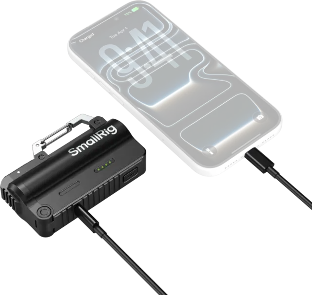 SmallRig 6091 EDC Power Bank KIT 10000 2x 21700 Battery. 10000mAh. Black 