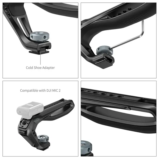 SmallRig 6142 Top Handle With Cold Shoe Mount 
