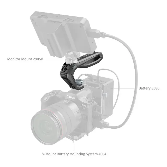 SmallRig 6142 Top Handle With Cold Shoe Mount 