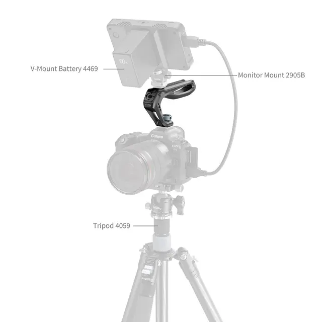 SmallRig 6142 Top Handle With Cold Shoe Mount 