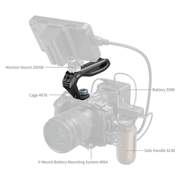 SmallRig 6143 Top Handle With ARRI Locating Mount 