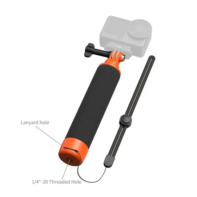SmallRig 6152 Floating Grip GoPro feste + 1/4" for Action Cameras 