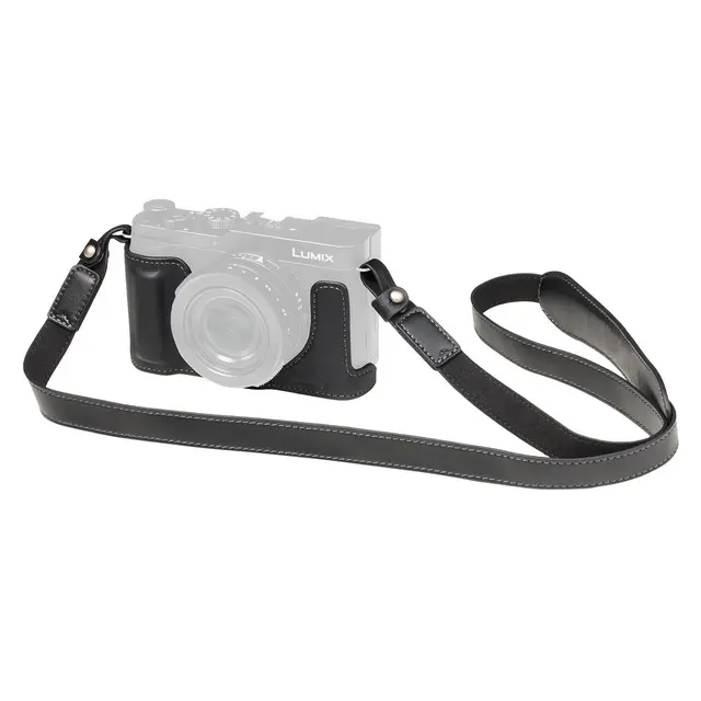 SmallRig 6274 Leather Half Case Kit For Panasonic LUMIX L10. Black 