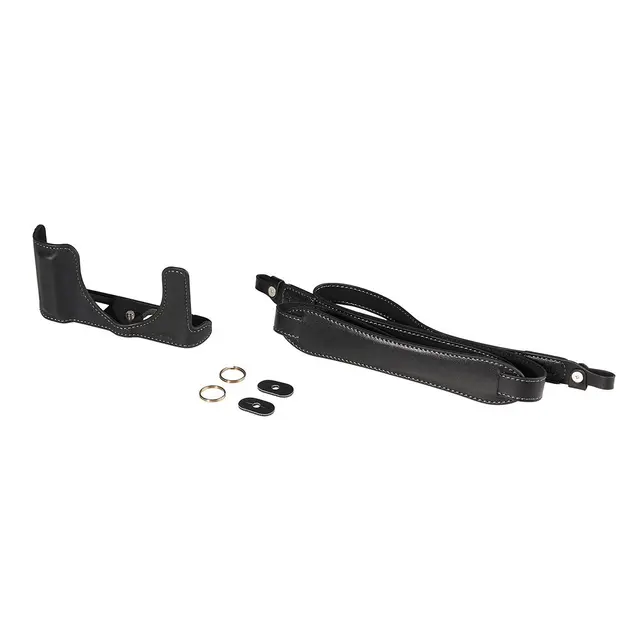 SmallRig 6274 Leather Half Case Kit For Panasonic LUMIX L10. Black 