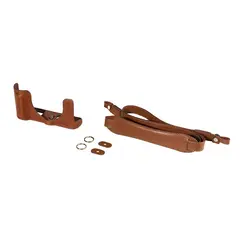 SmallRig 6275 Leather Half Case Kit For Panasonic LUMIX L10. Brown